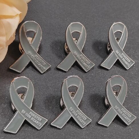 20 PCS Funeral Ribbon Awarenenting Dins Memorial Frabel Brouches Forever في قلوبنا لحضور الحداد in Kuwait