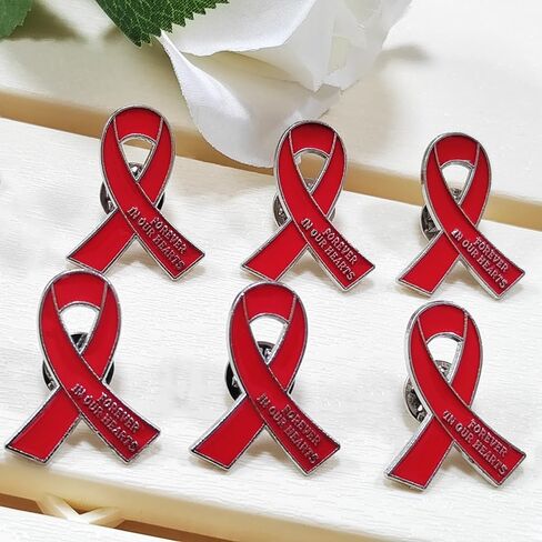 20 PCS Funeral Ribbon Awarenenting Dins Memorial Frabel Brouches Forever في قلوبنا لحضور الحداد in Kuwait