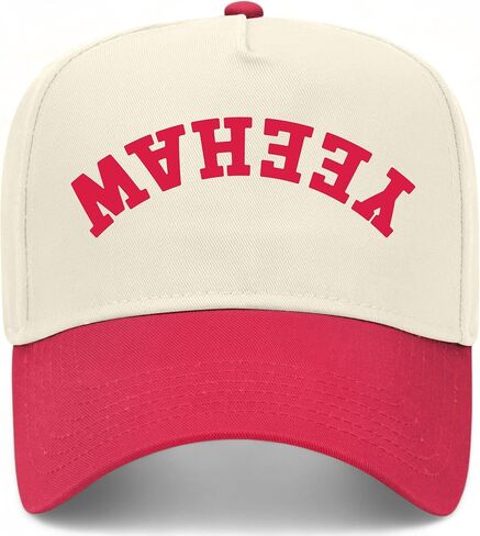 yeehaw رأسا على عقب قبعة الشاحنة عتيقة | قبعة البيسبول Snapback Premium للرجال والنساء in Kuwait