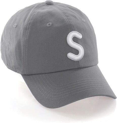 Daxton Classic Baseball Dad Hat Embroidered Initial Letter Low Profile Hat Cap in Saudi Arabia