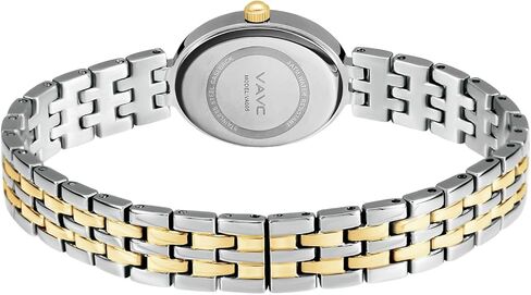 Gold Watches for Women,Minimalist Analog Womens Watch with Stainless Steel Band,Oval Case,Water Resistant Includes Bracelet Adjustment Tool in Saudi Arabia
