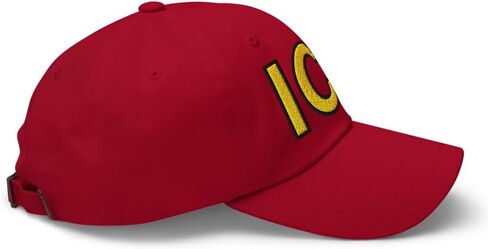 NX ICE Embroidered Curved Bill Cap Relaxed Fit Low Crown Adjustable Immigration Dad Hat in Saudi Arabia