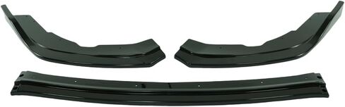 Front Lip 3pcs متوافق مع Subaru WRX STI 2011 2012 2013 2014 CS2 Style Pront Pumper Ship Splitter (طباعة ألياف الكربون) in Saudi Arabia