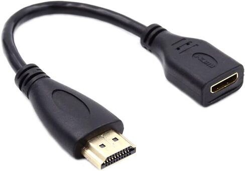 NFHK 15 سنتيمتر Mini HDMI Type-C المقبس أنثى إلى Mini HDMI ذكر محول تمديد كابل للكاميرا HDTV 4K 1080P in Kuwait