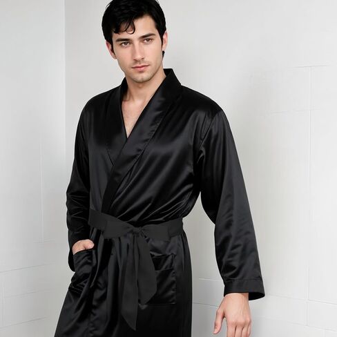 4 Pcs Satin Bathrobe Belt Replacement Wedding Satins Sash-Belts Long Double Side Satin Belt for Party Special Occasion 79 x 2 Inches, Black, White, Grey, Pink in Saudi Arabia