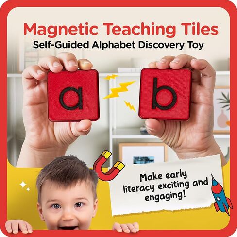 Learn Your Alphabet! Magnetic, Self-Correcting Letters That Can Help Your Child Learn The Basics! in Saudi Arabia