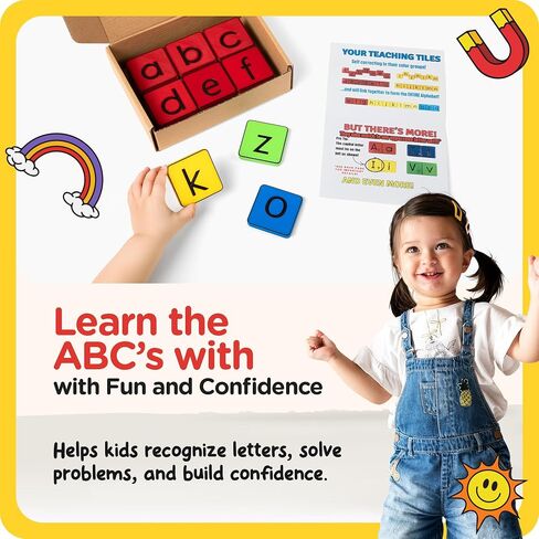 Learn Your Alphabet! Magnetic, Self-Correcting Letters That Can Help Your Child Learn The Basics! in Saudi Arabia