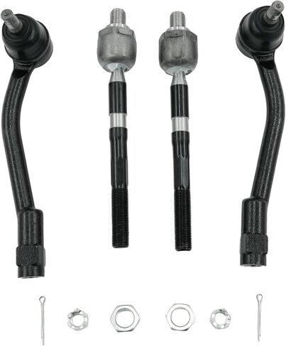 4PCS Front Inner & Outer Tie Rod End Kit for Kia Sedona 2006-2014, Hyundai Entourage 2007-2009 Replace# EV800299 ES800371 ES800372 in Kuwait