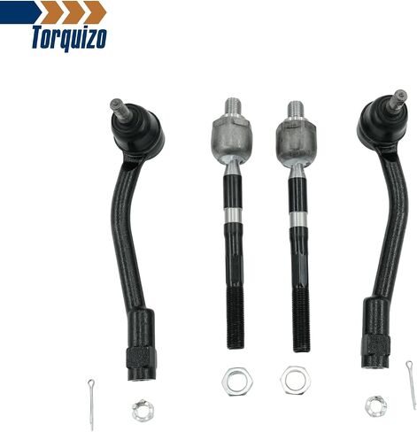 4PCS Front Inner & Outer Tie Rod End Kit for Kia Sedona 2006-2014, Hyundai Entourage 2007-2009 Replace# EV800299 ES800371 ES800372 in Kuwait