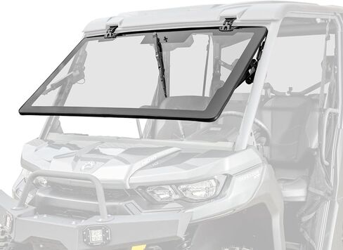 SuperATV Can-Am Defender MaxDrive Power Flip Glass Windshield in Saudi Arabia