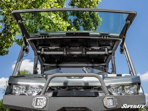SuperATV Can-Am Defender MaxDrive Power Flip Glass Windshield in Saudi Arabia