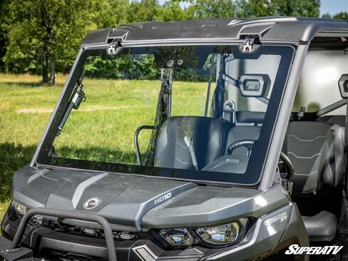 SuperATV Can-Am Defender MaxDrive Power Flip Glass Windshield in Saudi Arabia