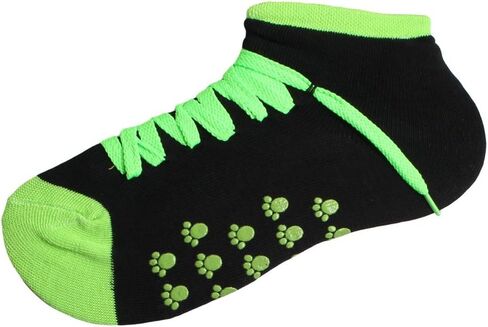 Gilbins Womens Cute No Show Sock With Shoe Lace & Anti Slip Sole in Saudi Arabia