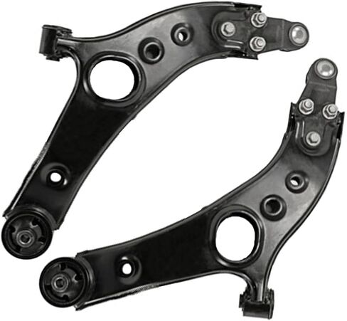 Detroit Axle-6pc مجموعة أذرع التحكم في النهاية الأمامية لـ Hyundai 2013-2014 Santa Fe XL ، 2013-2018 Santa Fe Sport ، 2 مفاصل كرة ذراعي منخفضة 2 قضبان الترجيع 2 قضبان التعادل الخارجية بديلة in Kuwait