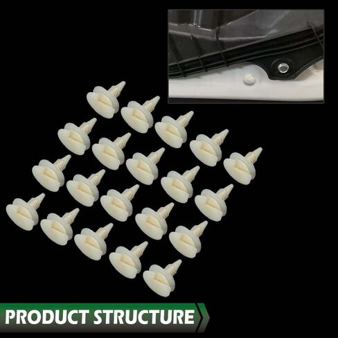 GRAND ORANGE 20pcs Door Panel Clips Compatible with Chevy Pontiac Buick Oldsmobile Cadillac GM 3065575 Beige Door Panel Retainer Clips in Saudi Arabia