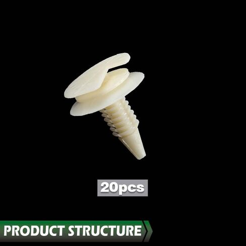 GRAND ORANGE 20pcs Door Panel Clips Compatible with Chevy Pontiac Buick Oldsmobile Cadillac GM 3065575 Beige Door Panel Retainer Clips in Saudi Arabia