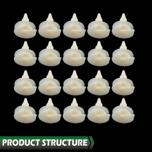 GRAND ORANGE 20pcs Door Panel Clips Compatible with Chevy Pontiac Buick Oldsmobile Cadillac GM 3065575 Beige Door Panel Retainer Clips in Saudi Arabia