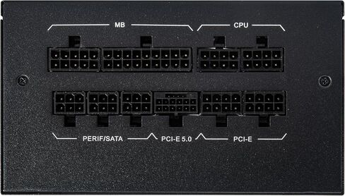 Rosewill CMG5 850W, ATX 3.0 & 3.1 Compatible, 80+ Gold Full Modular Power Supply, PCIe 5.0 600W 12V-2x6 Connector, 100% Japanese Electrolytic Capacitor, Eco Silent Mode, 120mm FDB Fans - CMG850G5 in Kuwait
