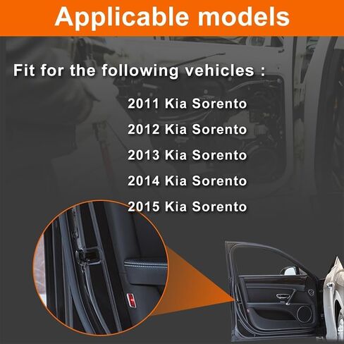 Door Lock Actuator Compatible with 2011 2012 2013 2014 2015 Sorento Rear Left Side in Saudi Arabia
