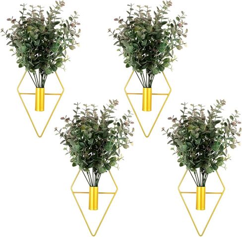 2 PCS Decor Decord المزارعون معلقة ، نباتات جدارية مصطنعة مع تصميم هندسي حديث ، ديكور جدار Boho الأسود للمساحات الداخلية ، لهجة منزلية أنيقة لغرفة المعيشة ، وممر وغرفة نوم in Kuwait