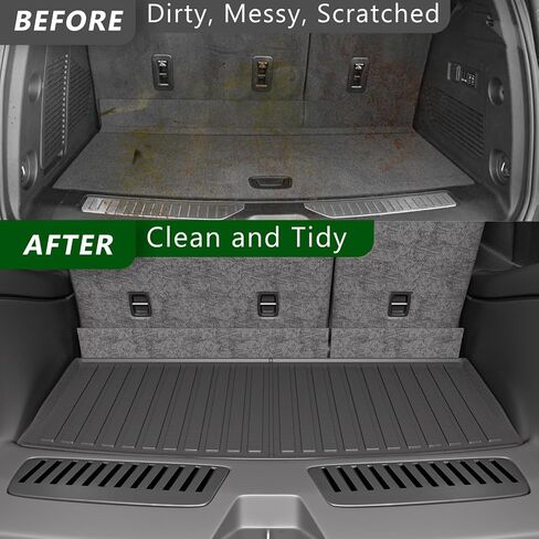 Cargo Liner Compatible with 2021-2025 Chevy Tahoe GMC Yukon Trunk Mat TPE Cargo Mat Replacement for 2021 2022 2023 2024 2025 Chevy Tahoe Accessories (Cargo Mat) in Saudi Arabia