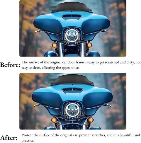 Batwing Outer Fairing Lower Trim Skirt for Harley Touring Electra Glide FLHT 1996-2013 Street Glide FLHX 2006-2013 (Black) in Kuwait