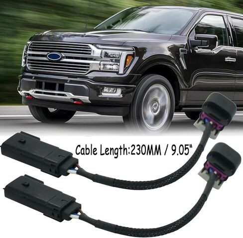 2 Pcs HID to LED Headlight Adapter Wiring Harness Connector Pigtail Plug Fit for Morimoto XB Ford F-150 2009 2010 2011 2012 2013 2014 in Saudi Arabia