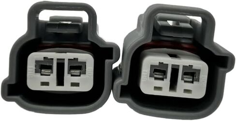 2-Pin Turn Signal Light Connector Pigtail Compatible with 1999-2010 Toyota 4Runner Tacoma Camry, 2004-2006 Scion iQ tC xA xB, and Lexus Models, Replace OE# 90980-11019 (2PCS) in Saudi Arabia