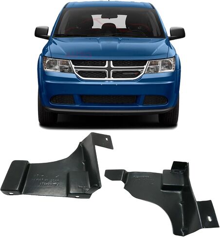 مجموعة Splash Shield تحت غطاء لوحة الإغلاق الأمامية من 2 2009-2020 دودج رحلة الاستبدال المباشر 5116283AB 5116282AB in Saudi Arabia