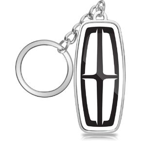 for Lincoln Logo Double Side 3D Die-Cut Metal Key Chain Key-Charm in Saudi Arabia