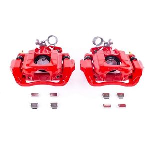 Power Stop Rear S5298 Pair of High-Temp Red Powder Coated Calipers For Ford Edge 2011-2014, Lincoln MKX 2011-2015 [Model Specific] in Kuwait