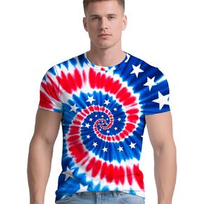 صبغة ربطة عنق الرجعية للرجال قمصان 70s الثمانينيات من القرن الماضي in Kuwait