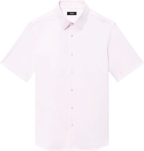 Theory Men's Irving Short Sleeve in Structure Knit in Saudi Arabia