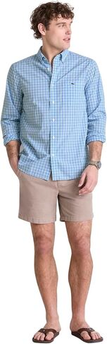vineyard vines Men's Tobago Check Perfect Wash Poplin Shirt in Saudi Arabia