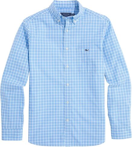 vineyard vines Men's Tobago Check Perfect Wash Poplin Shirt in Saudi Arabia