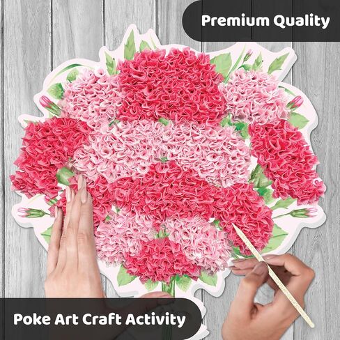 Unwynd Poke Art Flower Bouquet, Mess-Free Arts and Crafts for Adults, DIY Home Décor, Teen Craft Kits, Gifts for Women and Men in Saudi Arabia