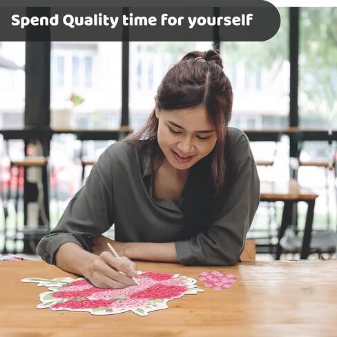 Unwynd Poke Art Flower Bouquet, Mess-Free Arts and Crafts for Adults, DIY Home Décor, Teen Craft Kits, Gifts for Women and Men in Saudi Arabia