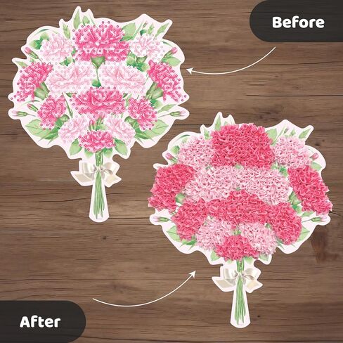 Unwynd Poke Art Flower Bouquet, Mess-Free Arts and Crafts for Adults, DIY Home Décor, Teen Craft Kits, Gifts for Women and Men in Saudi Arabia