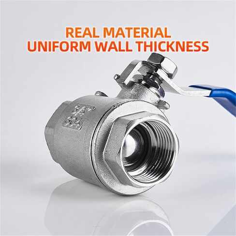 1pcs 304 Stainless Steel ball valve inner wire Full bore valve 4/6 water distribution switch valve(DN8,201material quality) in Saudi Arabia