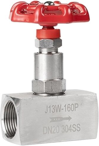 1pcs 304 stainless steel needle valve J13W-160P threaded internal thread stainless steel ball valve 4 point(DN10,316Lmaterial quality) in Saudi Arabia