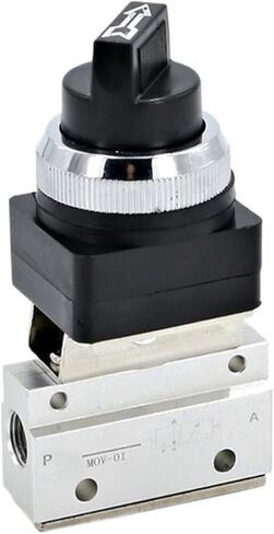 1PCS Pneumatic Mechanical Valve MOV-01 MOV-02 MOV-03 MOV-03A Manual Valve Air Switch Control Valve Push Button Momentary(MOV-01) in Saudi Arabia