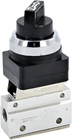 1PCS Pneumatic Mechanical Valve MOV-01 MOV-02 MOV-03 MOV-03A Manual Valve Air Switch Control Valve Push Button Momentary(MOV-01) in Saudi Arabia