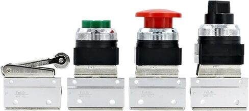 1PCS Pneumatic Mechanical Valve MOV-01 MOV-02 MOV-03 MOV-03A Manual Valve Air Switch Control Valve Push Button Momentary(MOV-01) in Saudi Arabia