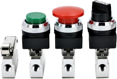 1PCS Pneumatic Mechanical Valve MOV-01 MOV-02 MOV-03 MOV-03A Manual Valve Air Switch Control Valve Push Button Momentary(MOV-01) in Saudi Arabia