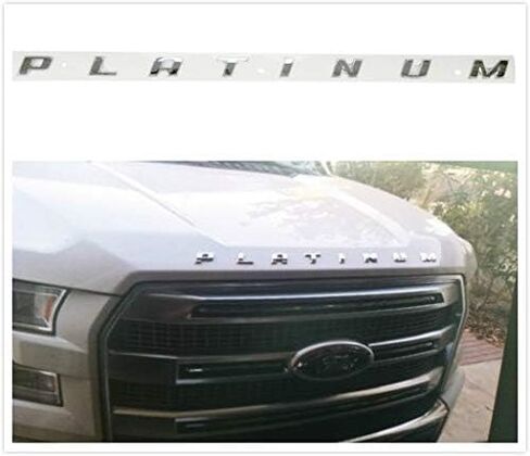 F-PS F150 ، F250 ، F350 Platinum Letters Side Bed Sidges for Ford Head Hood (1) in Saudi Arabia