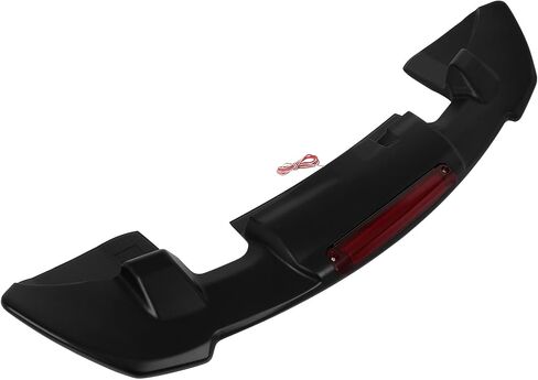 ECCPP خلفي نافذة سقف المفسد جناح مع خفيفة الفرامل 3RD ABS ملاءمة لعام 2014-2019 ل Honda Fit Roof Spoiler Matte أسود السقف الخلفي المفسد in Saudi Arabia
