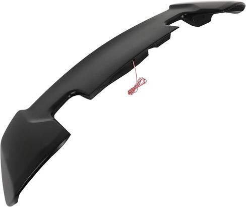 ECCPP خلفي نافذة سقف المفسد جناح مع خفيفة الفرامل 3RD ABS ملاءمة لعام 2014-2019 ل Honda Fit Roof Spoiler Matte أسود السقف الخلفي المفسد in Saudi Arabia