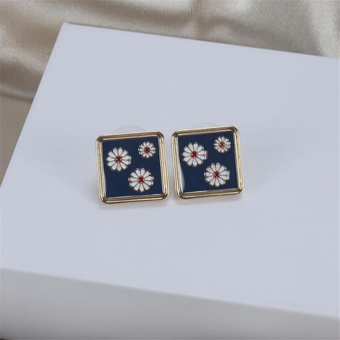 MALOYANVE 925 Sterling Silver Sunflower Studs Earrings for Women Dainty Cute 14k Gold Plated Vintage Boho Daisy Flower Piercing Stud Earrings Jewelry in Kuwait