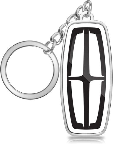 for Lincoln Logo Double Side 3D Die-Cut Metal Key Chain Key-Charm in Saudi Arabia
