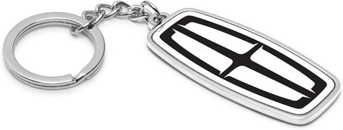for Lincoln Logo Double Side 3D Die-Cut Metal Key Chain Key-Charm in Saudi Arabia